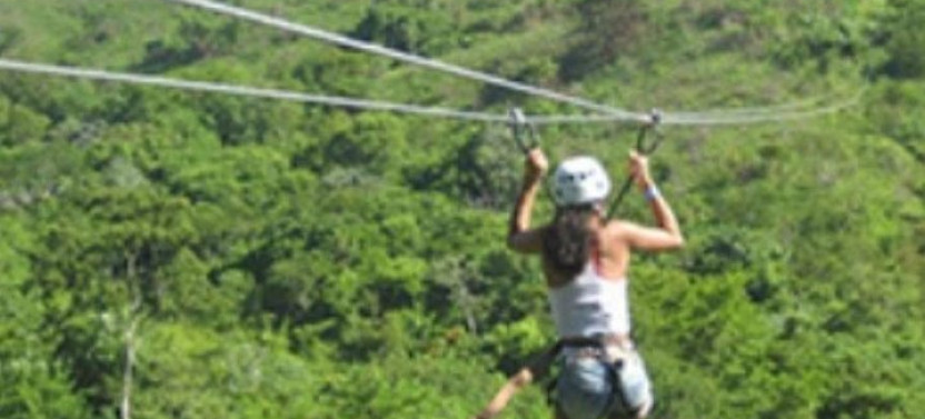 Jungle Top Zip Line Monkey, Sloth and Reef Snorkel by Boat