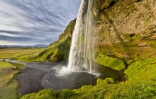 South Iceland, Waterfalls And Black Sand Beach