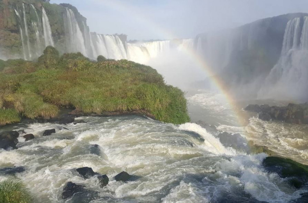 Brazilian Falls with Iguazu National Park Entrance Included