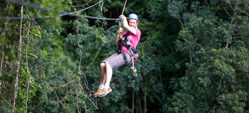 Private Tour: Zipline Canopy & Crocodile Eco Cruise Puntarenas Adventure