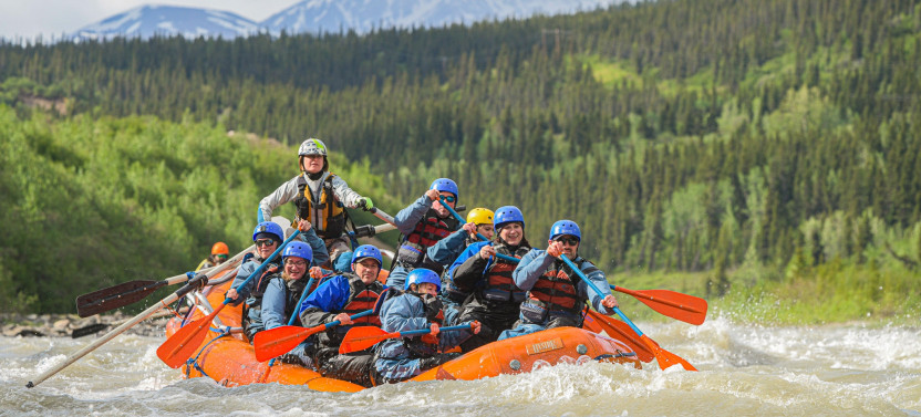 New Wave Combo Raft: Whitewater Rafting through Denali's Iconic River