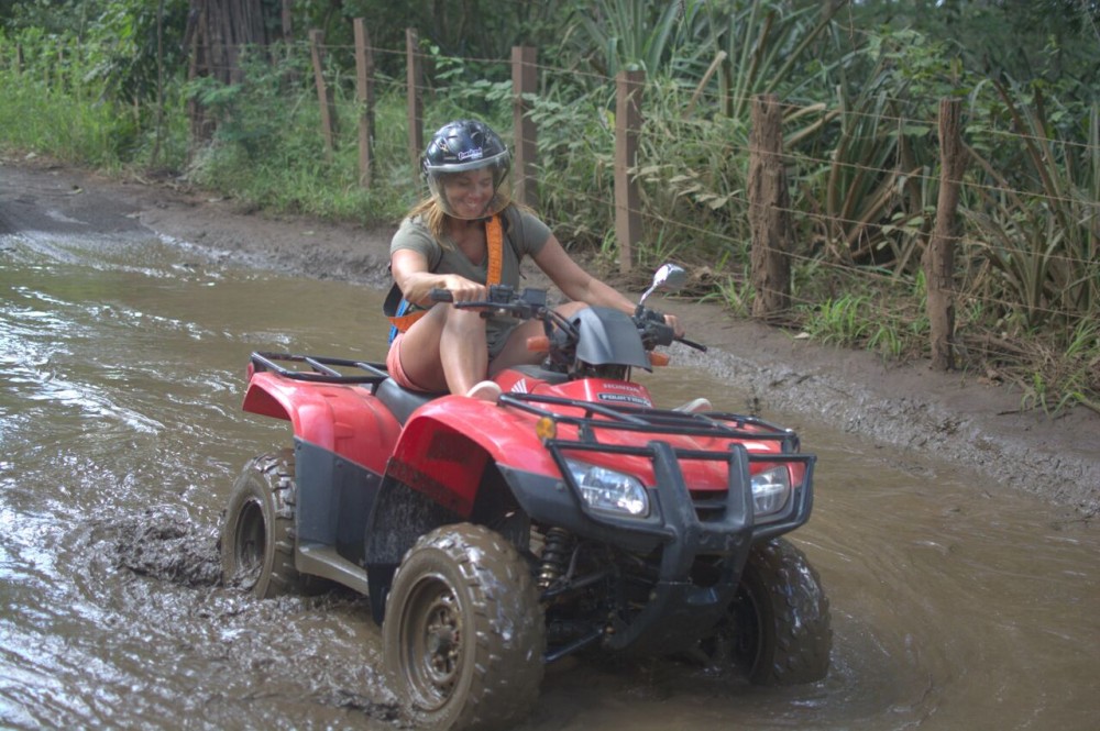 ATV/UTV Flamingo Beach + Sailing + Snorkeling Combo Tour