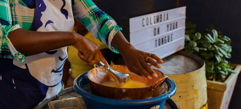 Colombian Fruits And Paila Ice Cream Tasting