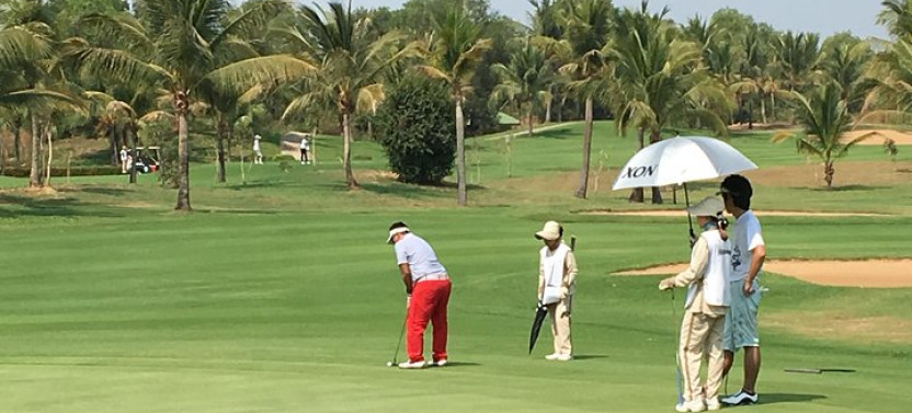 Teeing Off Twice in Siem Reap