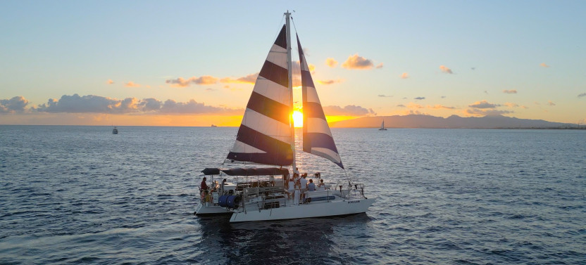 Waikiki BYOB Sunset Swim and Sail