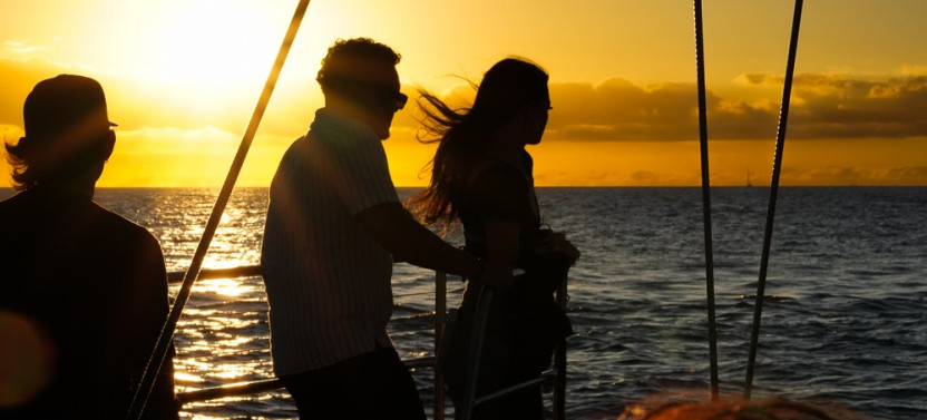 Waikiki BYOB Sunset Swim and Sail