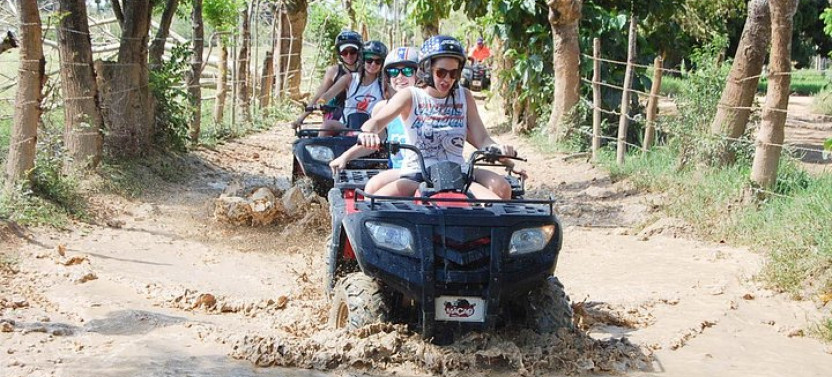 Punta Cana Adventure: Offroad 4x4 ATV - Cave and Macao Beach Dip
