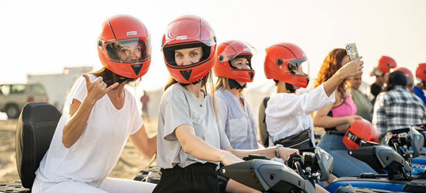 Quad Biking in the Desert