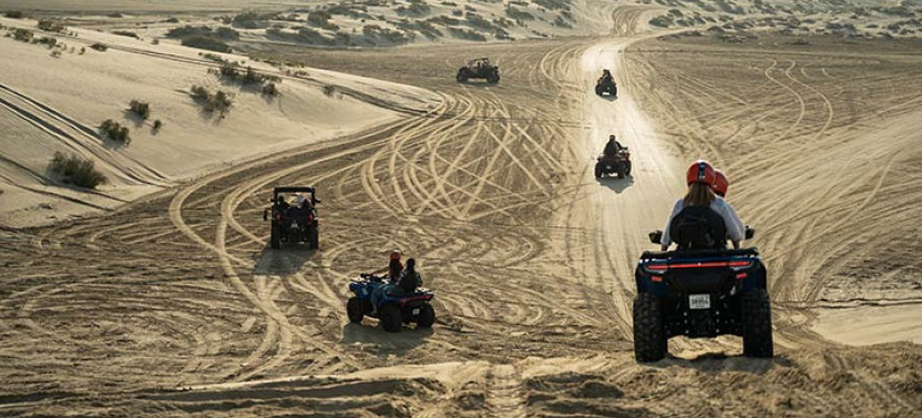Quad Biking in the Desert