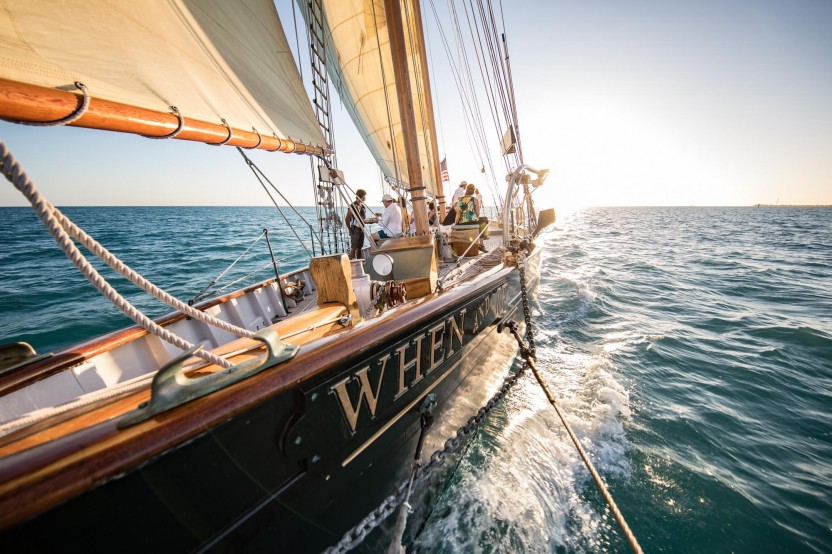 Shared Day Sail on When And If Schooner