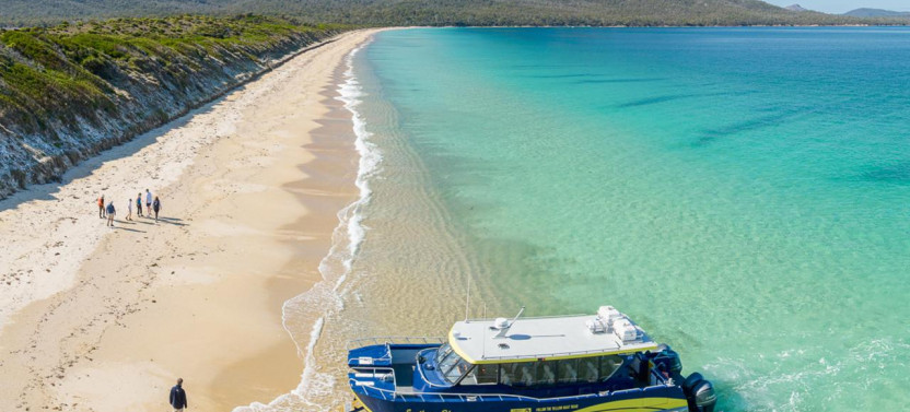 Freycinet Aqua Express Hazards Beach Return and Wineglass Bay Half Day Trip