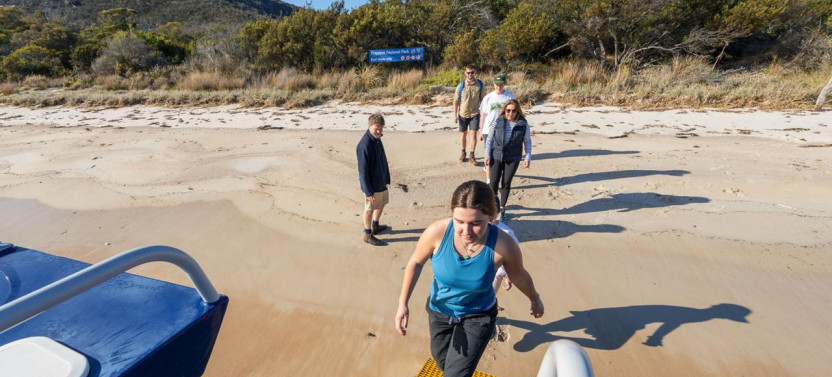 Freycinet Aqua Express Hazards Beach Return and Wineglass Bay Half Day Trip