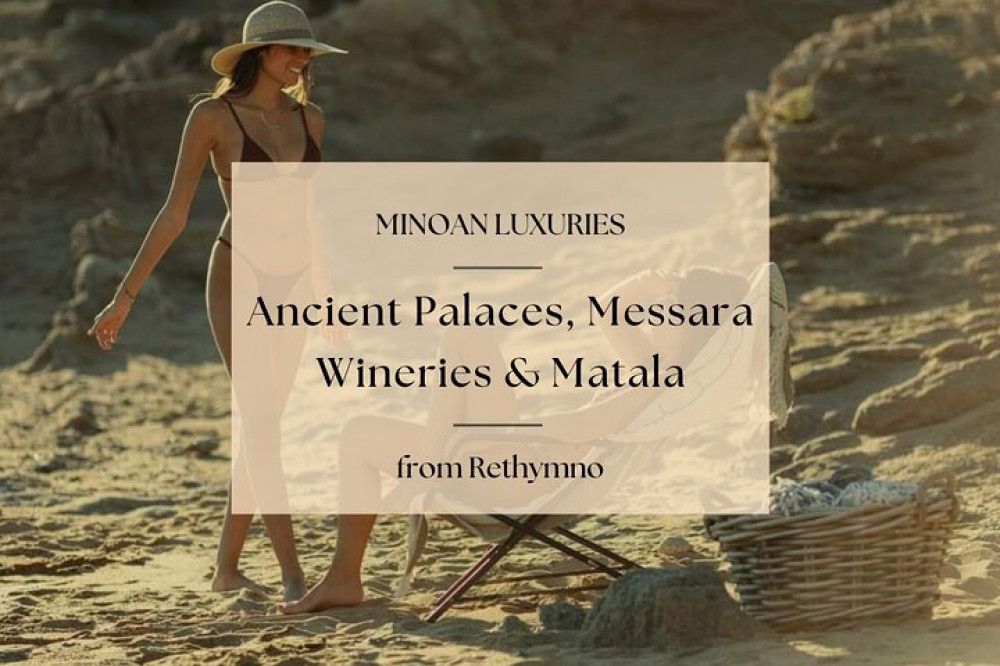 Minoan Tour in Ancient Palaces, Messara Wine Routes & Matala