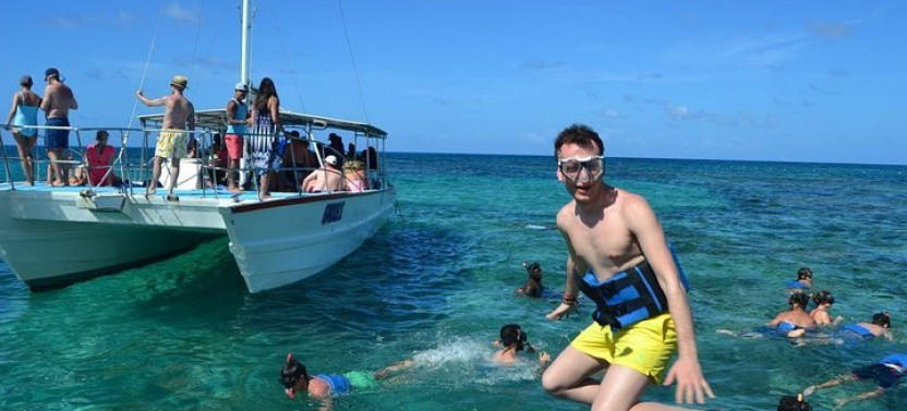Party Boat In Catamaran With Open Bar + Snorkeling Adults Only