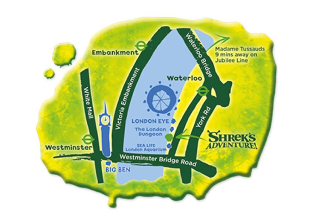 DreamWorks Tours Shrek’s Adventure London Ticket