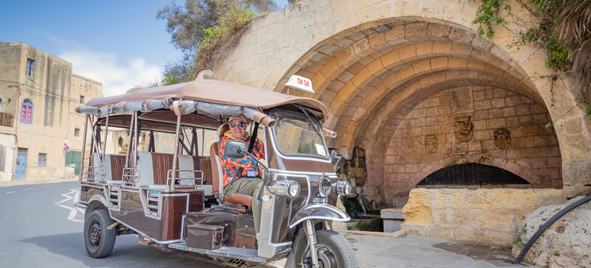 Private Chauffeured Tuk-tuk Tour Of Gozo (6 Hours)