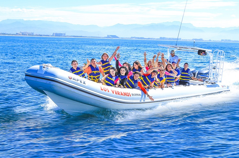 Canopy Speed Boat Adventure In Puerto Vallarta Shore 