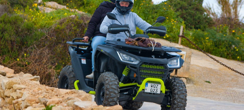 Gozo Quad Bike Self-Drive Tour Including Comino Mini Cruise (Full Day)