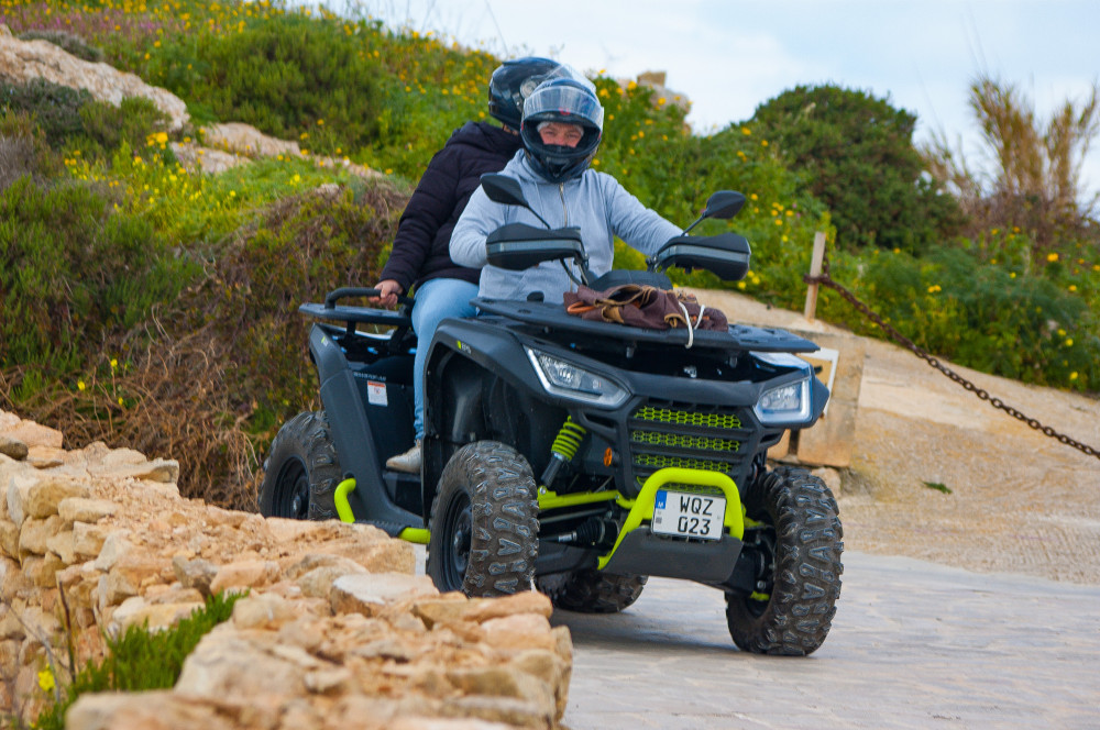 Gozo Quad Bike Self-Drive Tour Including Comino Mini Cruise (Full Day)