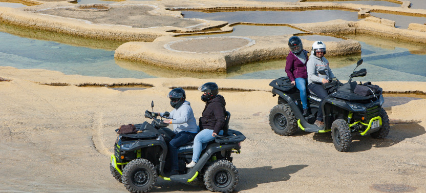 Gozo Quad Bike Self-Drive Tour Including Comino Mini Cruise (Full Day)