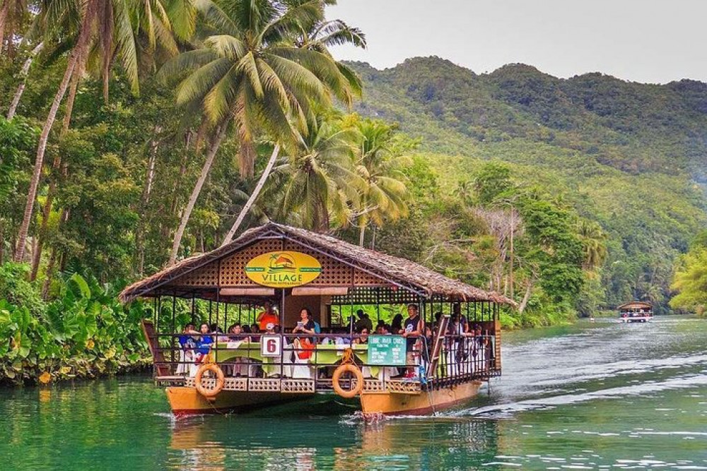 Bohol Countryside Day Tour From Cebu City | Lunch At Loboc River Cruise