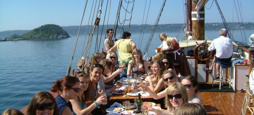 Norwegian Evening On The Fjord