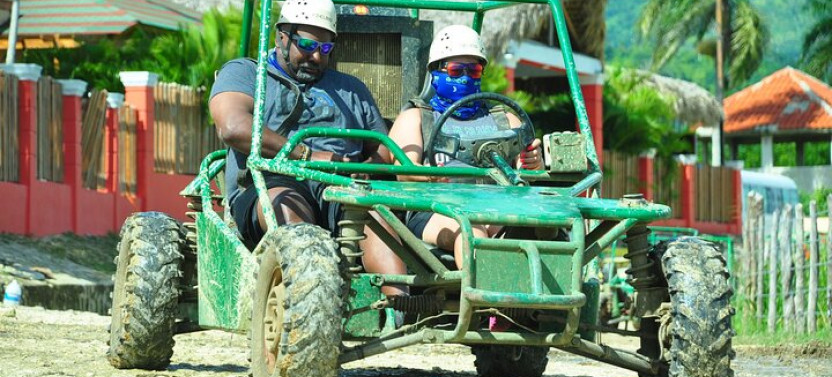 Dune Buggy and Party Boat Small Group Tour