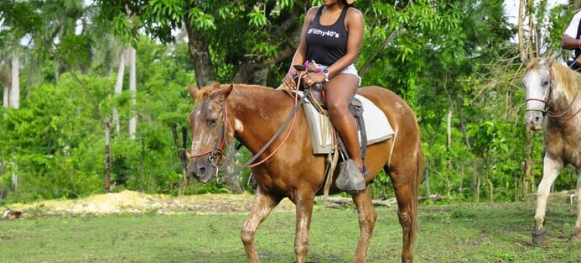 Horseback Riding in the Dominican Jungle