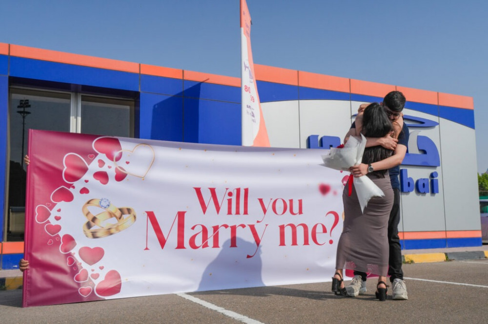 Dubai: Marriage Proposal on Air - Would You Marry Me?