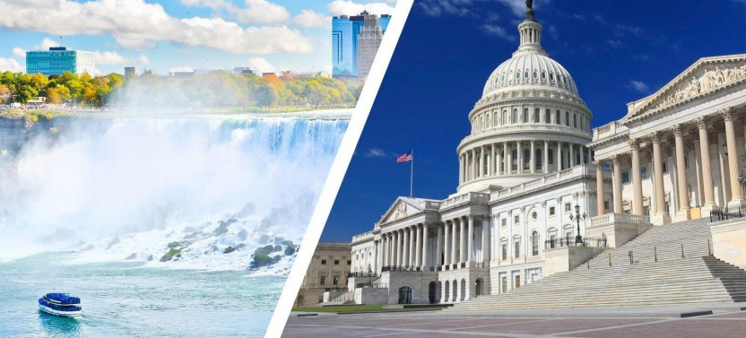 Two Day Combo: One Day Niagara Falls Tour + Washington & Philadelphia Tour
