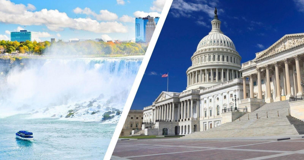 Two Day Combo: One Day Niagara Falls Tour + Washington & Philadelphia Tour