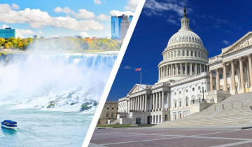 A picture of Two Day Combo: One Day Niagara Falls Tour + Washington & Philadelphia Tour