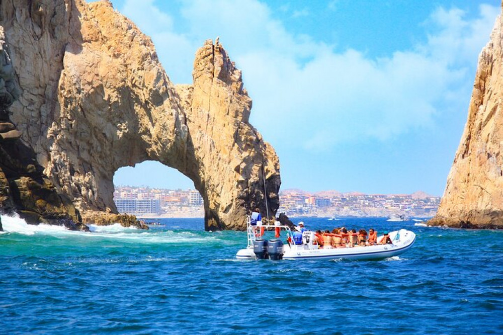 Small Group Arch and Camel Combo Tour with Mexican Buffet