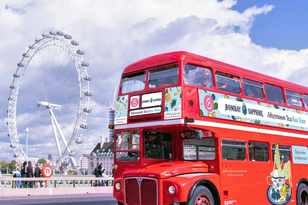 Brigit's Gin Afternoon Tea Bus Tour from 8 Northumberland Avenue