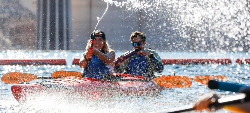 Hoover Dam Discovery via Lake Mead - Shuttle
