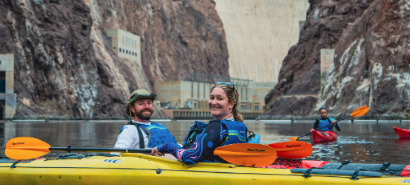 Kayak Hoover Dam & Hot Springs Hike - Self Drive