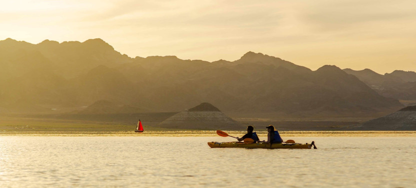 Lake Mead Sunset Paddle - Self Drive