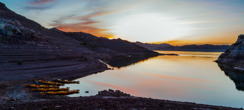 Lake Mead Sunset Paddle - Shuttle