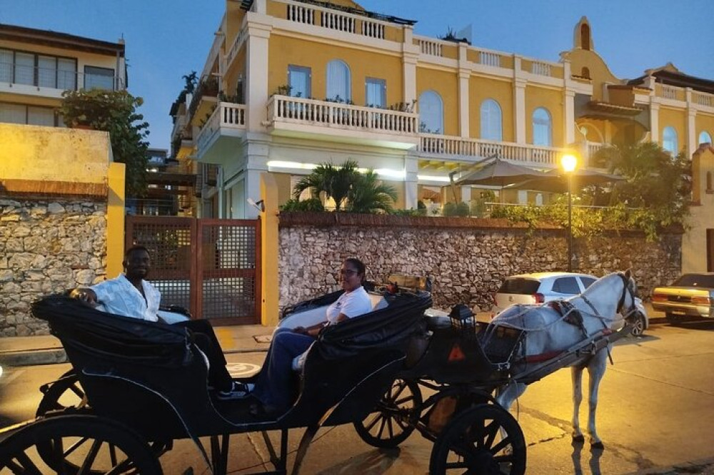 Colonial Carriage With Private Horse Through The Ancient City