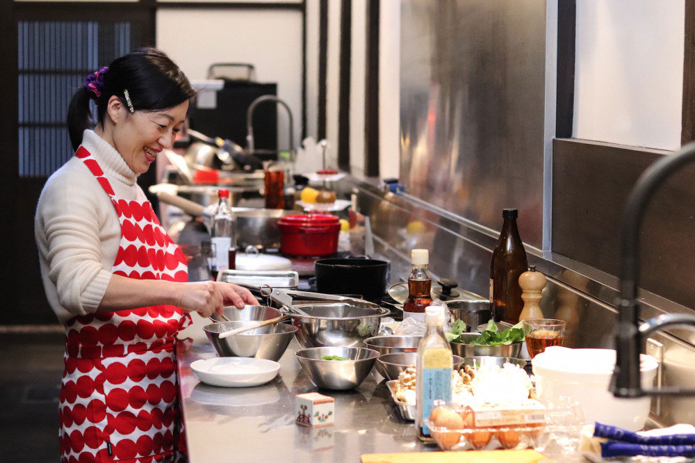 Traditional Japanese Cooking Class in a Local Kyoto Café with Masayo