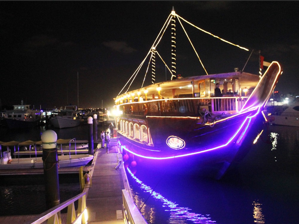 Dubai Water Canal Cruise with Buffet Dinner