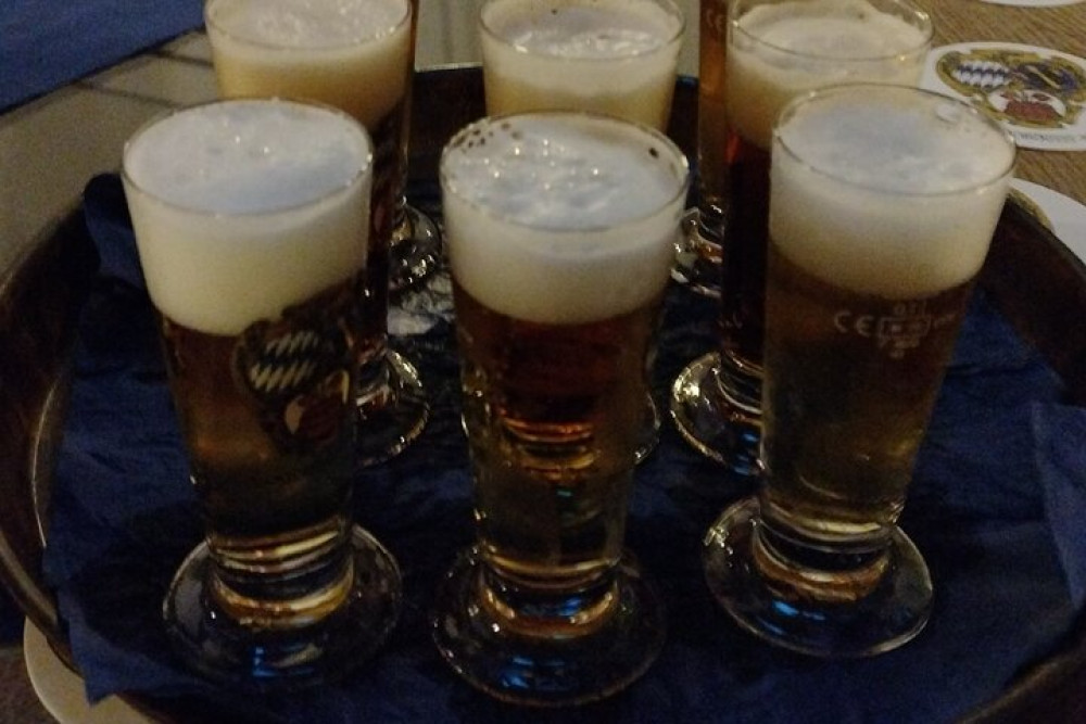 Beer Sommelier Prasentation In Munich's Oktoberfest Museum