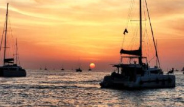 A picture of Santorini Escape: 2-Day Combo Adventure with Catamaran Cruise & Island Tour