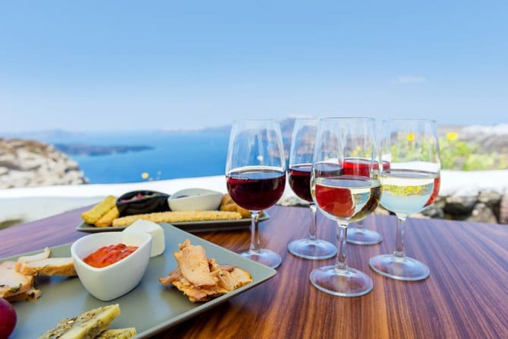 Santorini Private Island Tour with Winery Visit & Local Wine Tasting ...
