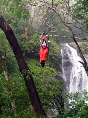 Zip Line Over 11 Waterfalls