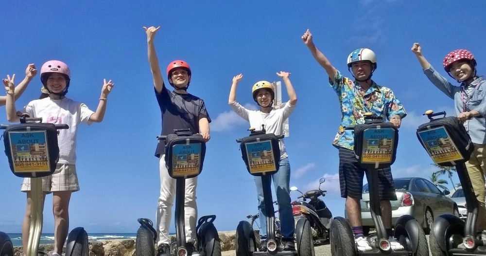 Diamond Head, Waikiki, Magic Island Glide Segway Tour