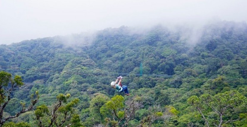 Guanacaste Day Tour: Monteverde Sky Adventures Ziplining + Lunch