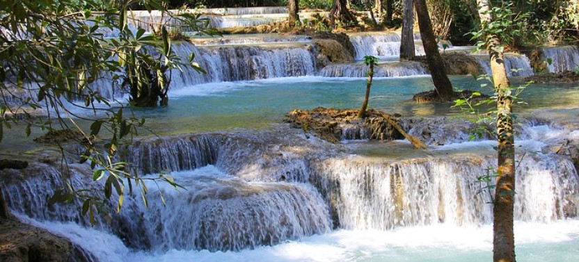 A Relaxing Day At The Kuang Si Falls