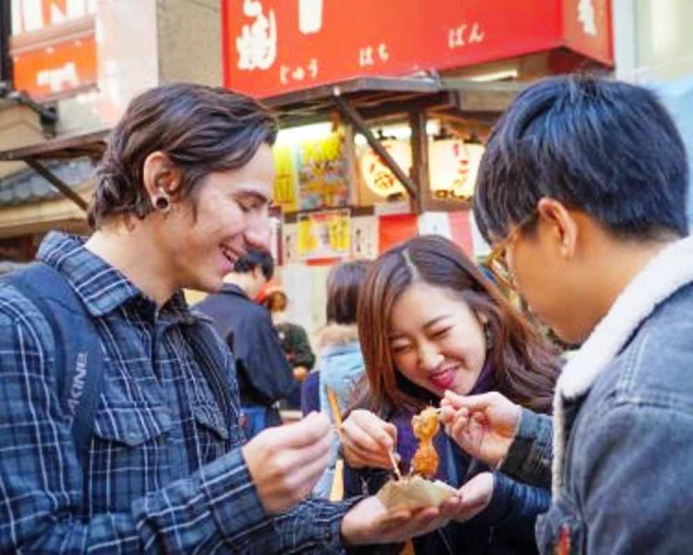 Osaka Local Foodie Small Group Tour In Dotonbori & Shinsekai