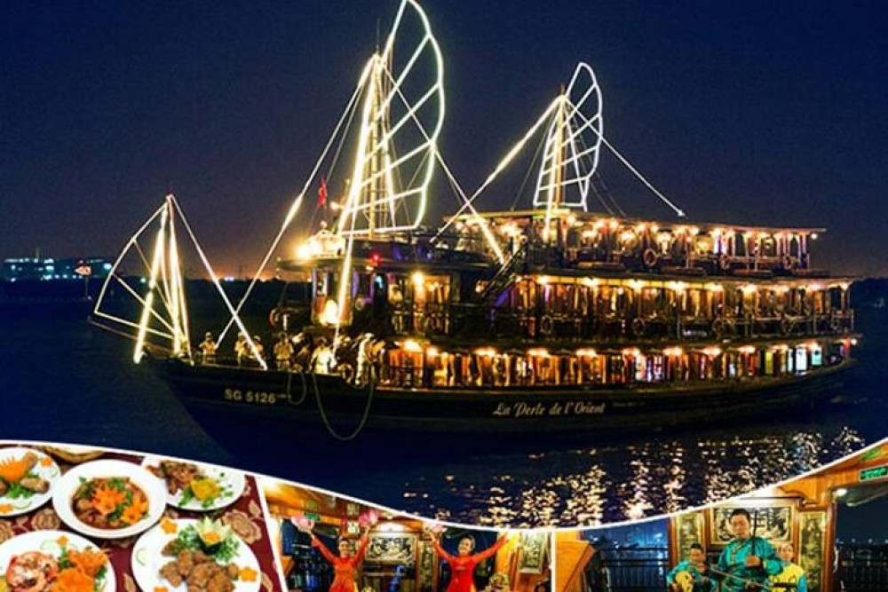 Night Tour: Water Puppet Show & Dinner Cruise on Sai Gon River
